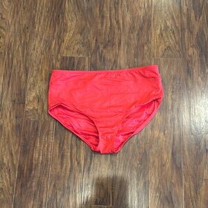 Women's Red Swim Bottoms - 14